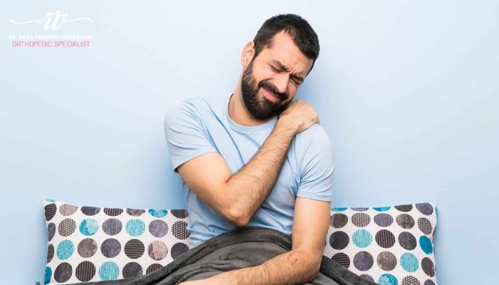 اهمیت نحوه خوابیدن بعد از عمل شانه